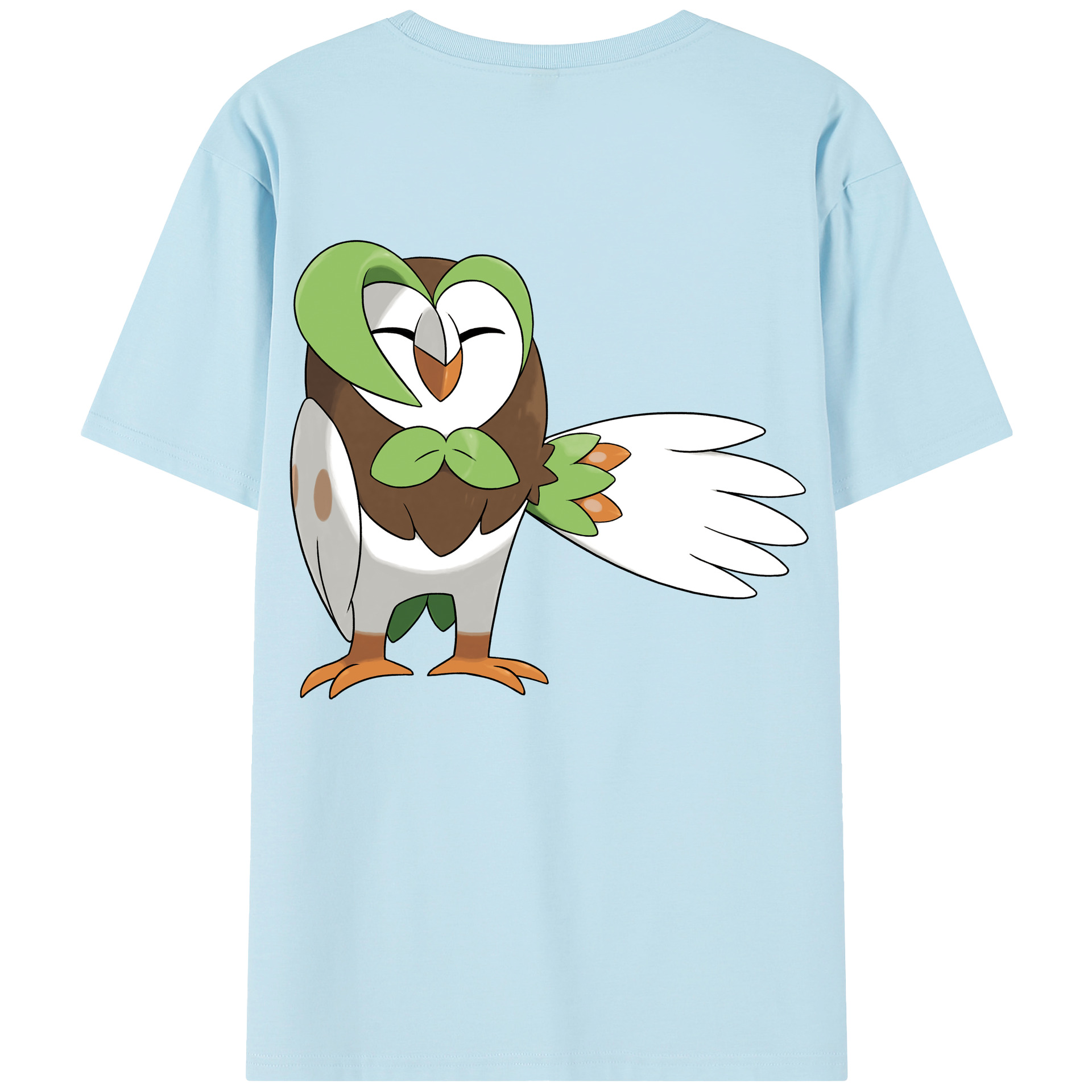（画像用） ポケットモンスター Pokémon 綿100％半袖Tシャツ（背面プリント）